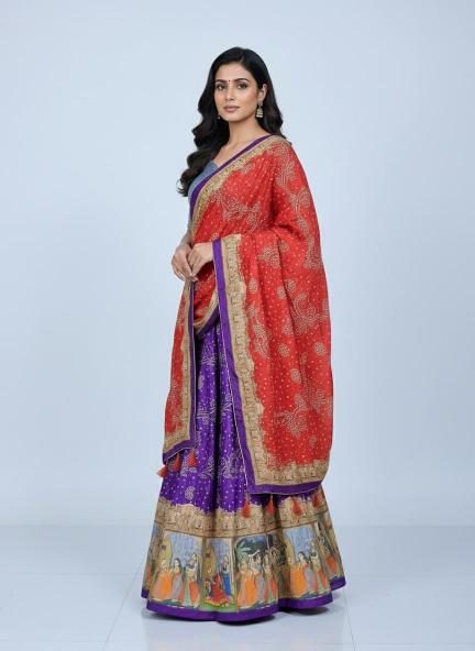 Artriddhs Dola silk D NO DEGITAL 19 Wholesale lehenga choli manufacturers in India